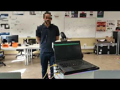 Robocup@home test appplication receptionist, demo (no attacks)
